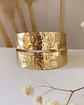 Esclava Martillada Doble Gold - Miniatura 2