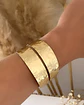 Esclava Martillada Doble Gold - Miniatura 4