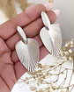 Aros Hoja Abanico Silver - Miniatura 1