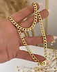 Collar Choker Cadena Cubana Gold - Miniatura 2