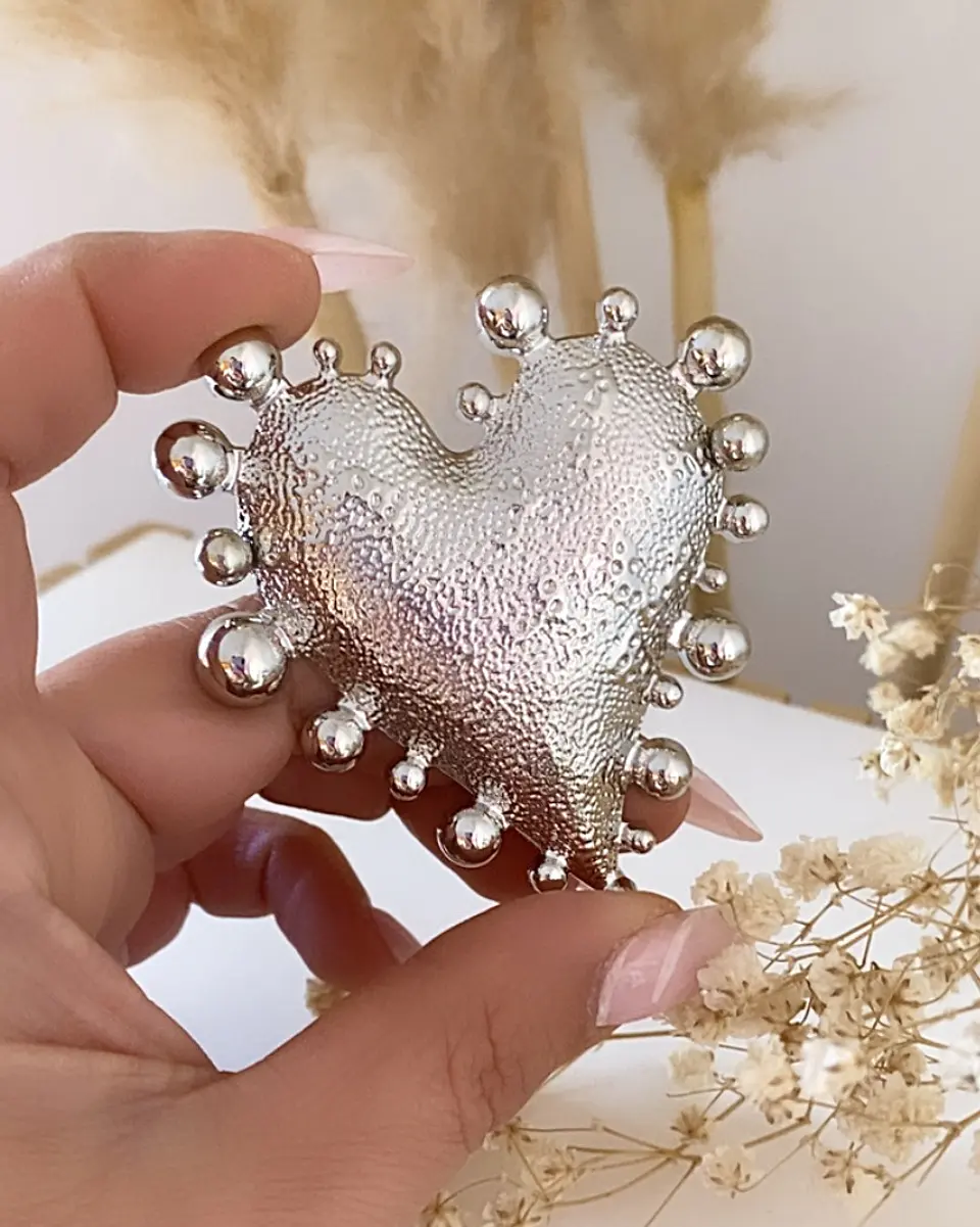 Maxi Anillo Cuore Silver 2