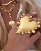 Maxi Anillo Cuore Gold - Miniatura 1
