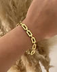 Pulsera Eslabones Aplanados Gold - Miniatura 1