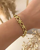 Pulsera Maxi Eslabones mixtos Gold  - Miniatura 3