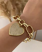 Pulsera Maxi Corazon Circones Gold - Miniatura 3