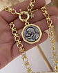 Collar Virgen Madonna eslabones mixtos gold  - Miniatura 3