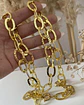 Collar XL Maxi Eslabones Martillados Gold  - Miniatura 8