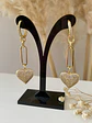Aros Largos Corazón Circones Gold - Miniatura 1