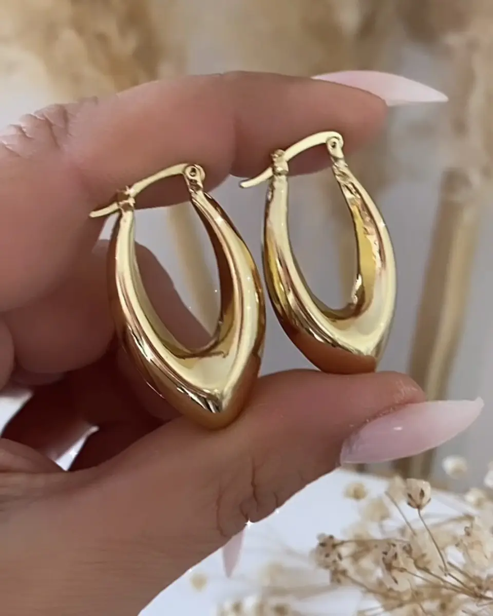 Aros Alargados Gold 1