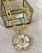 Collar Maxi Camelia Eslabones mixtos grandes Gold - Miniatura 1