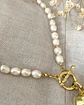 Collar Maxi Corazón Perlas de rio y balines gold - Miniatura 5