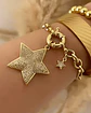 Pulsera Estrella Circones punto de luz gold - Miniatura 1