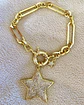 Pulsera Estrella Circones punto de luz gold - Miniatura 4
