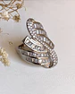Anillo Monde Strass Silver - Miniatura 3