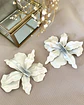 Aros maxi Flor Hawaii Blanco - Miniatura 2