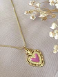 Collar Corazón Sagrado rosa gold - Miniatura 4