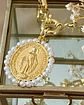 Collar Maxi Virgen Perlas con Eslabones macizos rectangulares - Miniatura 3