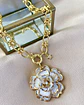 Collar Maxi Camelia Eslabones mixtos grandes Gold - Miniatura 1