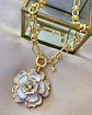 Collar Maxi Camelia Eslabones mixtos grandes Gold - Miniatura 2