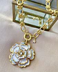 Collar Maxi Camelia Eslabones mixtos grandes Gold - Miniatura 5