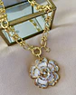 Collar Maxi Camelia Eslabones mixtos grandes Gold - Miniatura 7