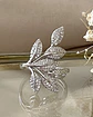 Anillo Hojas Circones Micropavé  Silver  - Miniatura 2