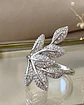 Anillo Hojas Circones Micropavé  Silver  - Miniatura 3