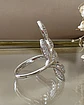 Anillo Hojas Circones Micropavé  Silver  - Miniatura 4