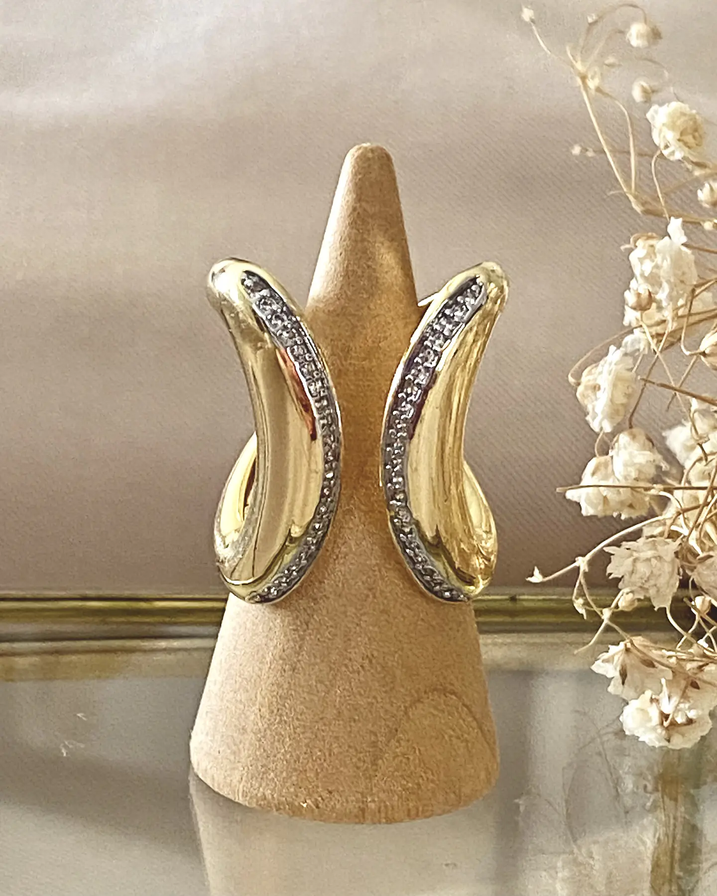 Maxi Anillo Elipse circones gold  1