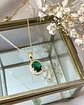 Cadena Colgante Cristal Checo Facetado Gold - Miniatura 4
