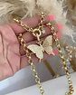 Collar Maxi Mariposa Circones punto de luz gold - Miniatura 4