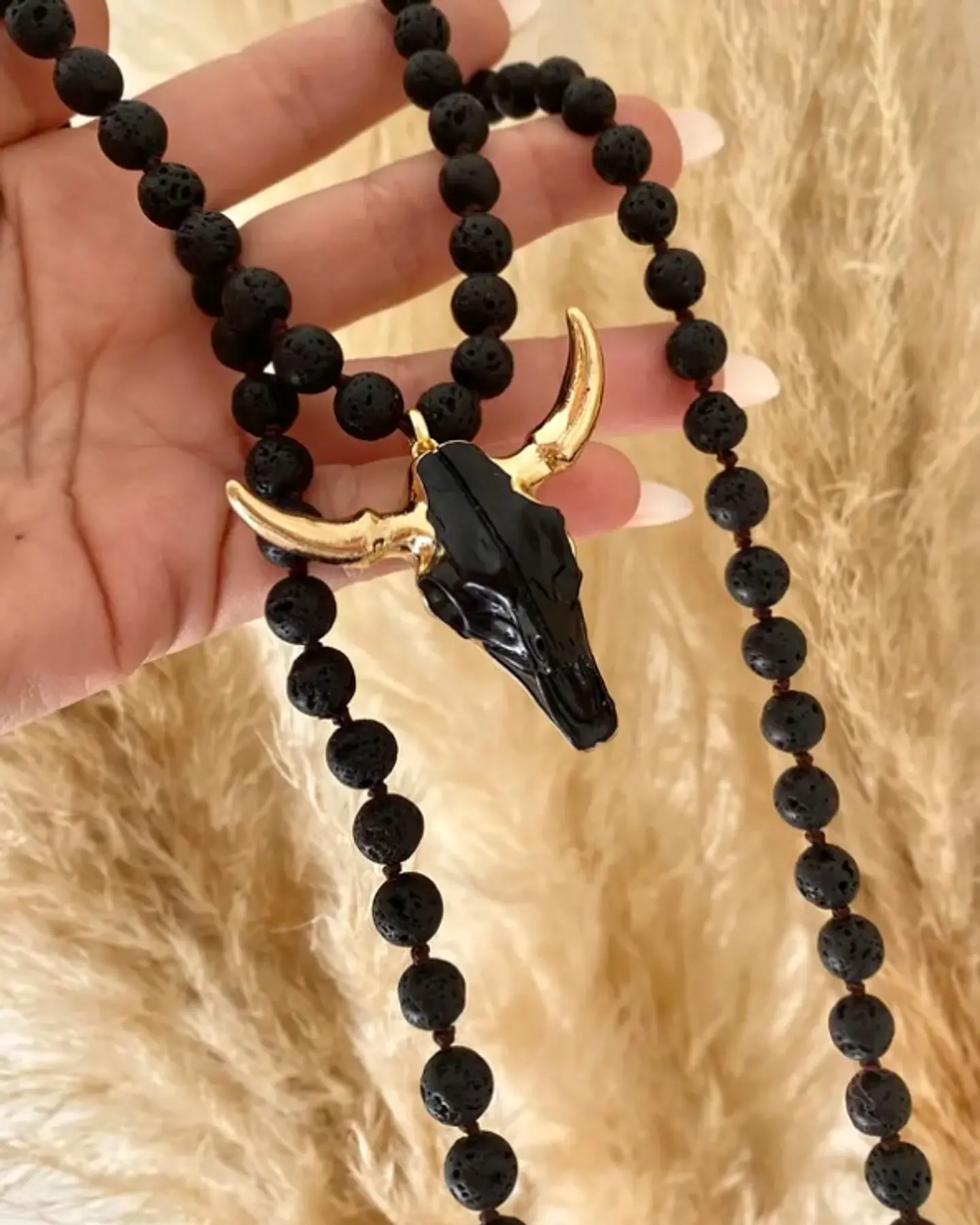 Collar XL Cabeza de Toro Black 5