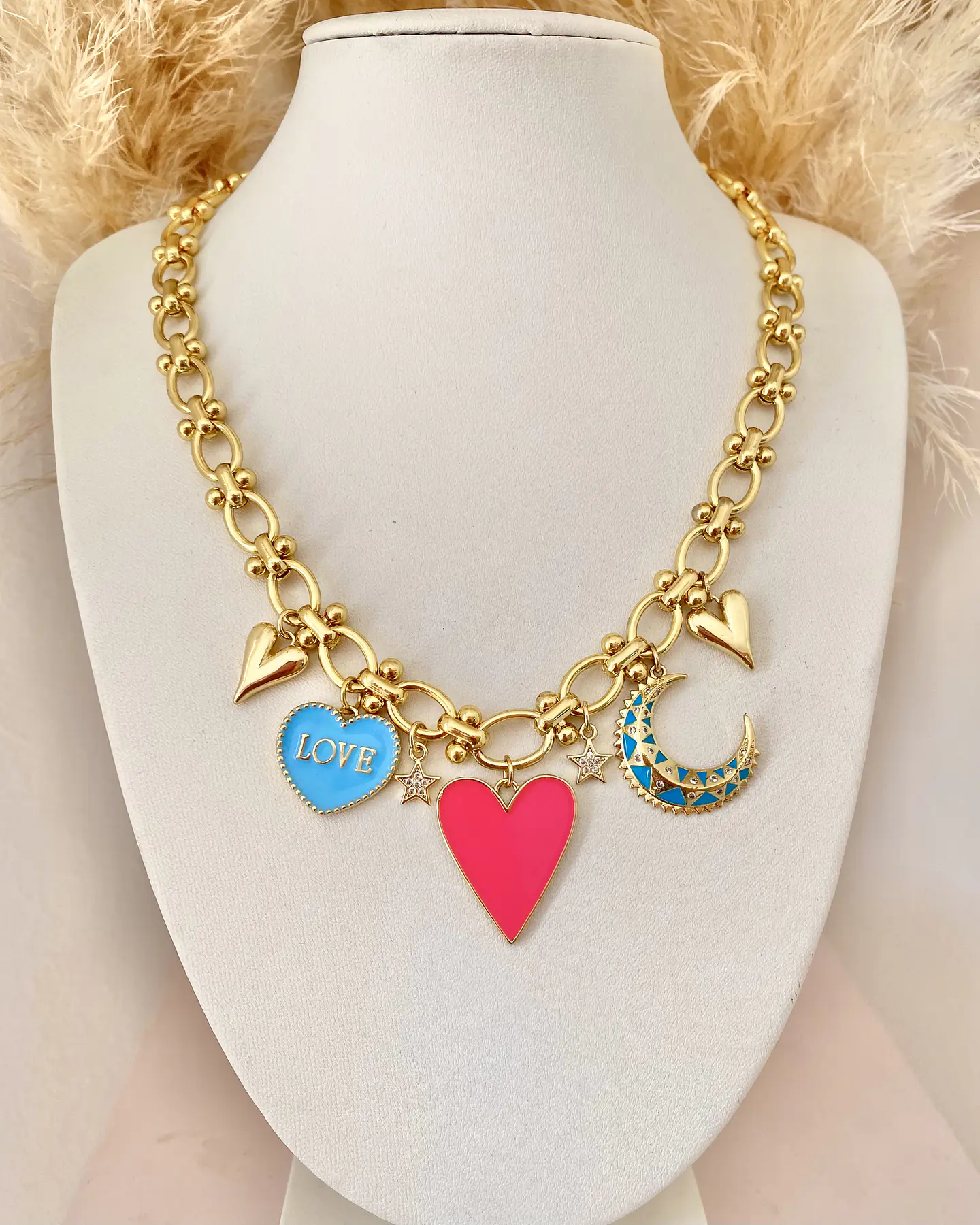 Collar Charms Summer Vibes Gold  2