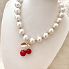 Collar Cherry Perlas Gold