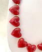 Collar Maxi Cuore Rossi Gold - Miniatura 2