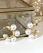 Aros Amelia Perlas gold - Miniatura 1