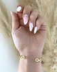 Brazalete Eslabones Rígidos con circones Gold - Miniatura 4