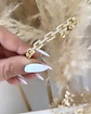 Brazalete Eslabones Rígidos con circones Gold - Miniatura 5