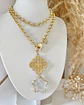 Collar XL Estrella Cuarzo Mandala Gold - Miniatura 2