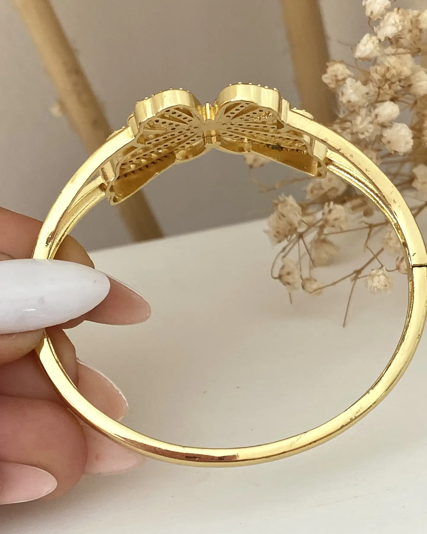 Brazalete Mariposa Circones Gold 4