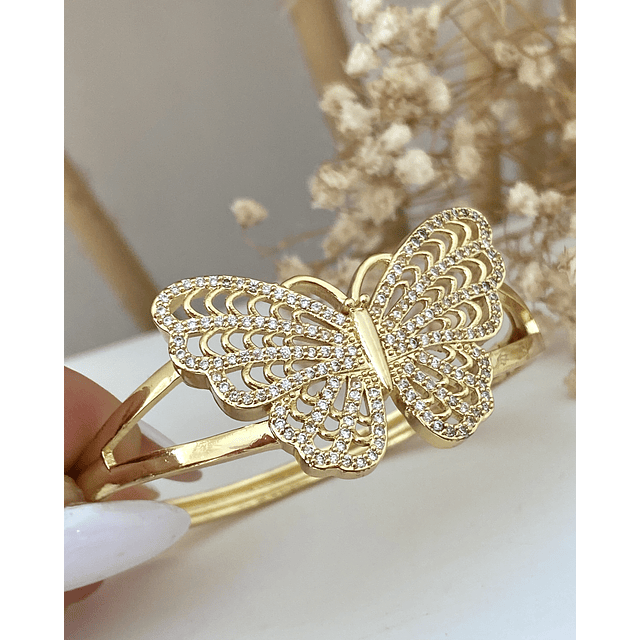 Brazalete Mariposa Circones Gold