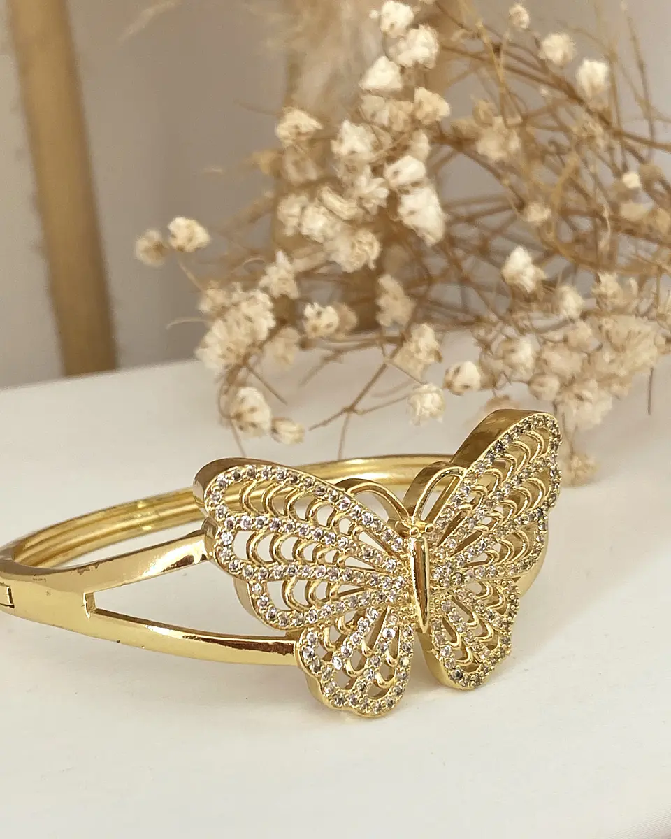 Brazalete Mariposa Circones Gold 6