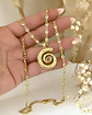 Collar Caracola con Cadena Circones Gold - Miniatura 1