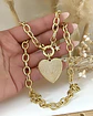 Collar Corazón Circones punto de luz Gold   - Miniatura 1