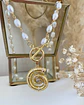 Collar Caracola  Perlas de Río gold - Miniatura 6