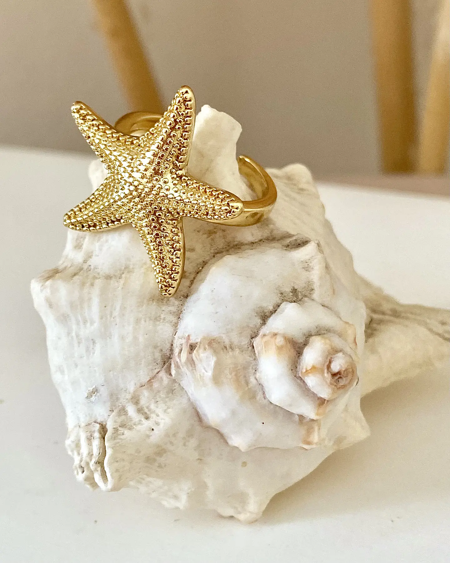 Anillo Estrella de Mar gold  3