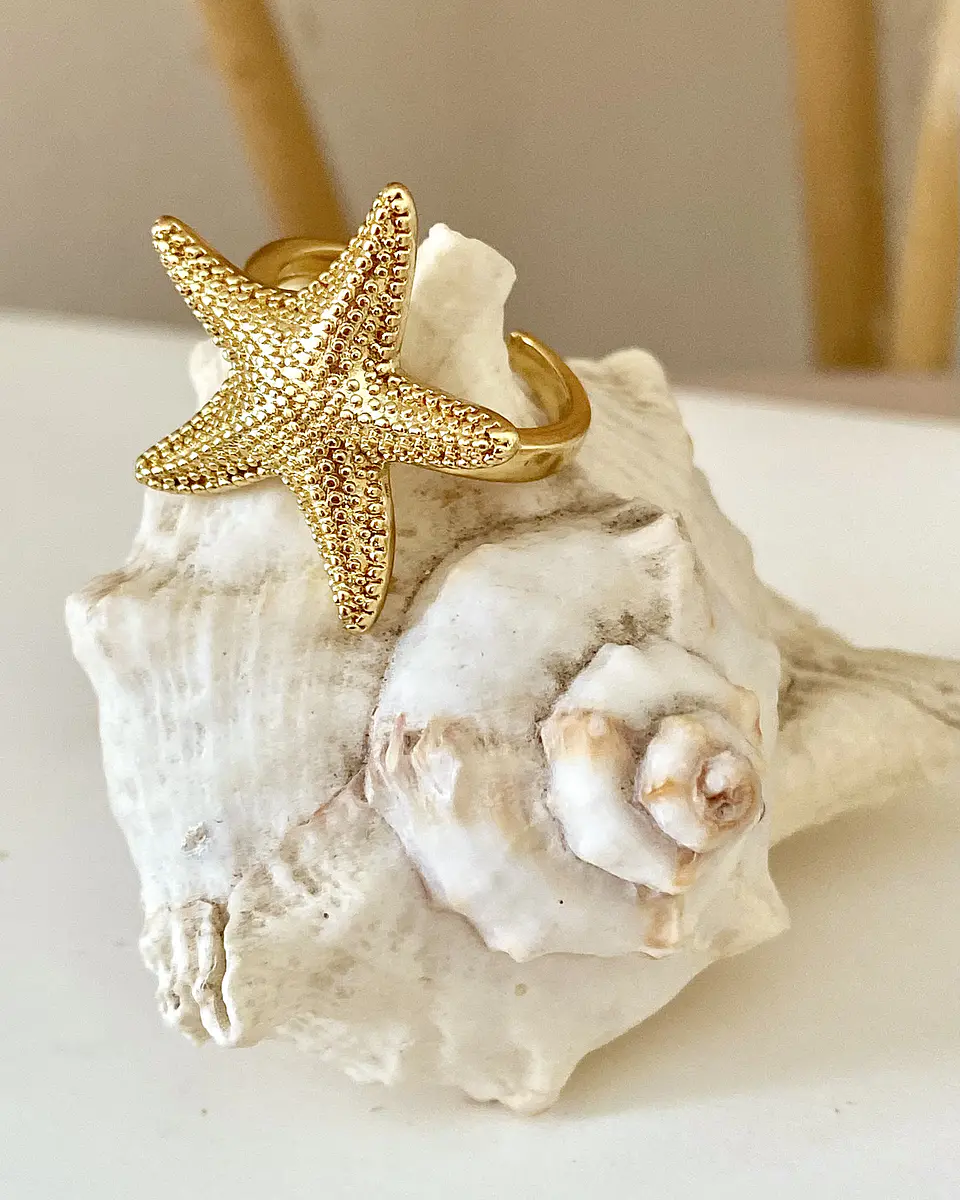 Anillo Estrella de Mar gold  3
