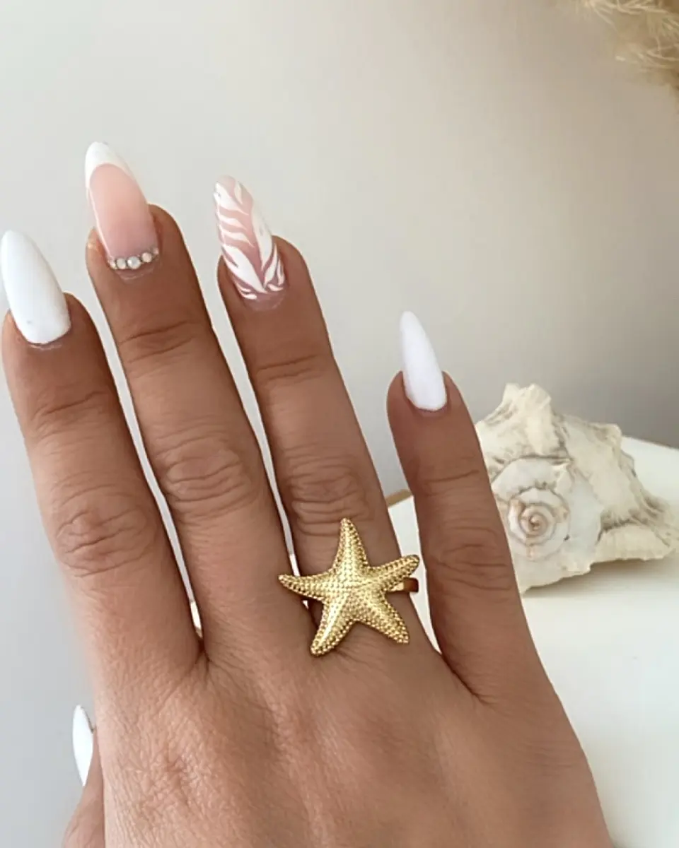 Anillo Estrella de Mar gold  2