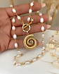 Collar Caracola Perlas de Río Gold - Miniatura 8