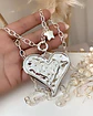 Colla XL Maxi Corazon Silver con Estrellita lateral  - Miniatura 6